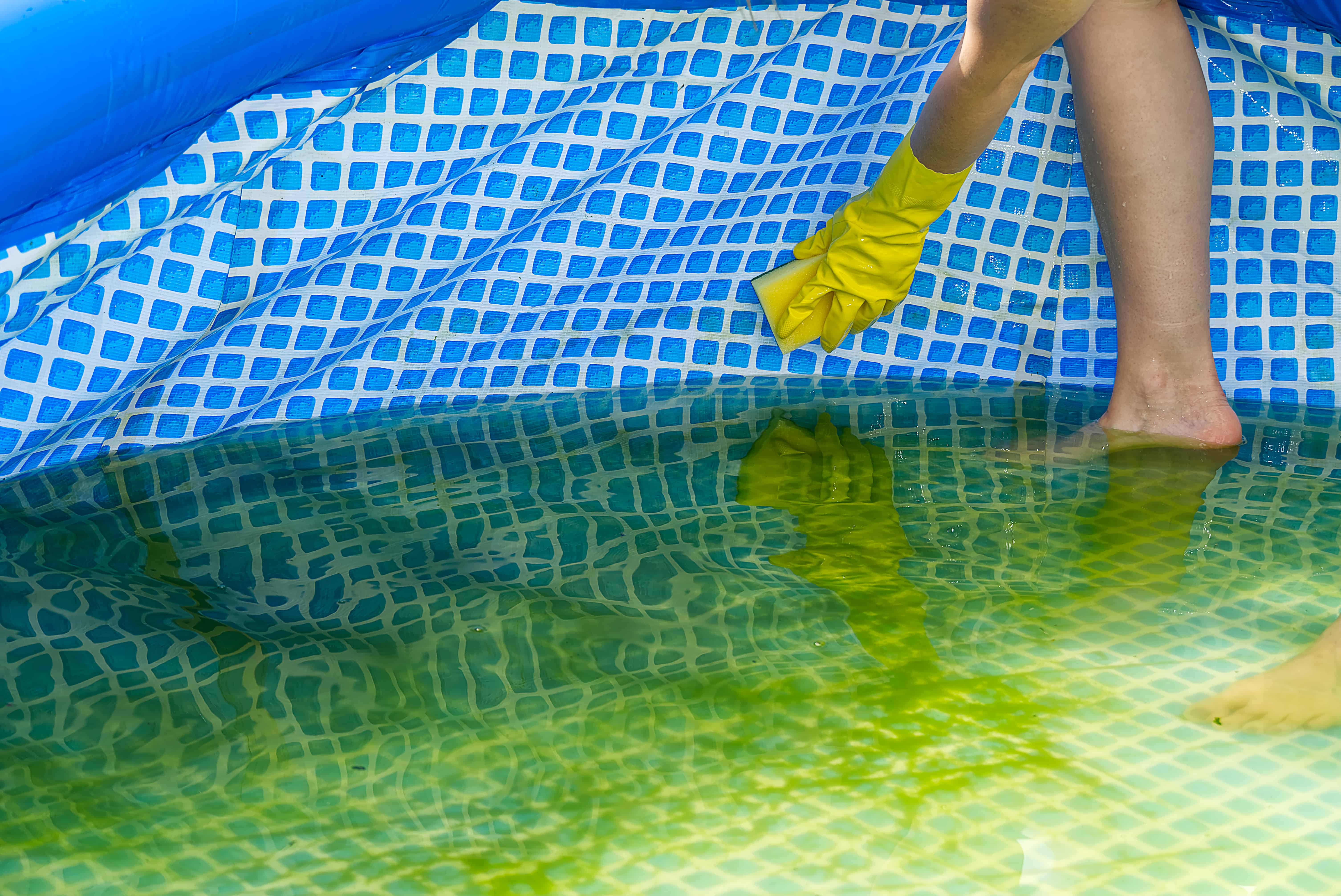 When to Drain your Green Swimming Pool Granite Bay